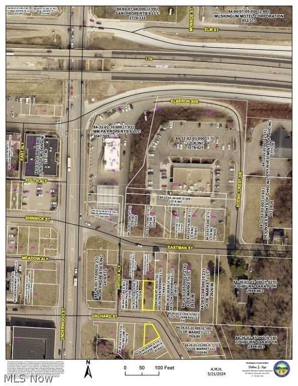 0.11 Acres of Commercial Land for Sale in Zanesville, Ohio