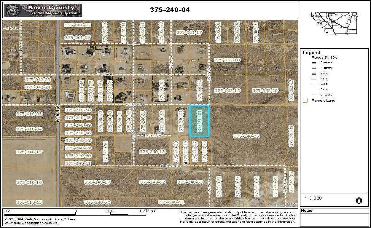 Residential Land for Sale in Rosamond, California