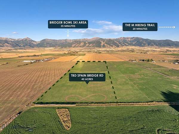 40 Acres of Agricultural Land for Sale in Belgrade, Montana