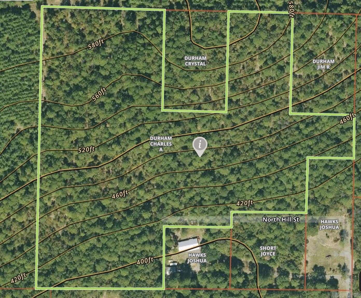 15.48 Acres of Land for Sale in Perryville, Arkansas