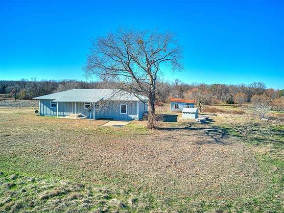 55 Acres of Recreational Land with Home for Sale in Shawnee, Oklahoma