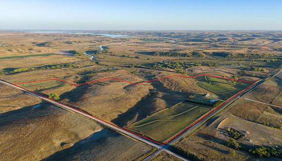 104.5 Acres of Recreational Land with Home for Sale in Bunker Hill, Kansas