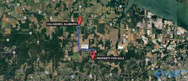 6.2 Acres of Land for Sale in Hillsboro, Alabama