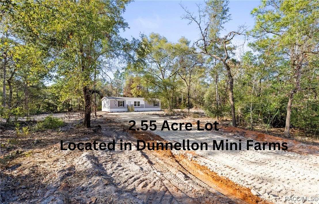 2.55 Acres of Residential Land with Home for Sale in Dunnellon, Florida