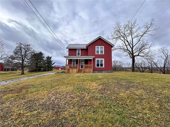 9.896 Acres of Residential Land with Home for Sale in Diamond, Ohio