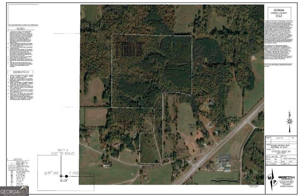 72.87 Acres of Agricultural Land for Sale in Carrollton, Georgia