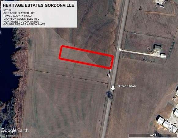 1 Acre of Residential Land for Sale in Gordonville, Texas