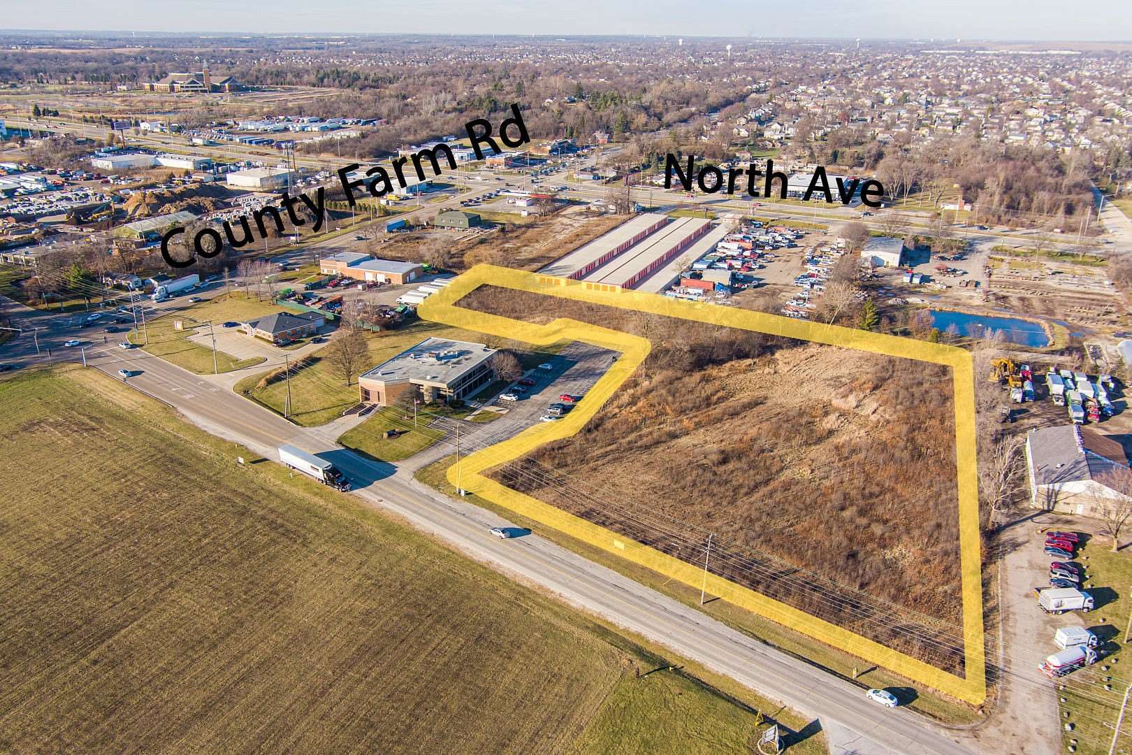 4.47 Acres of Commercial Land for Sale in Carol Stream, Illinois