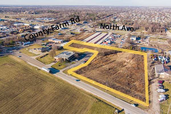 4.47 Acres of Commercial Land for Sale in Carol Stream, Illinois