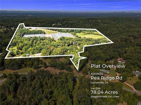 78 Acres of Land for Sale in Gainesville, Georgia