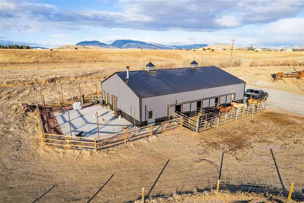 20.49 Acres of Agricultural Land with Home for Sale in Cody, Wyoming