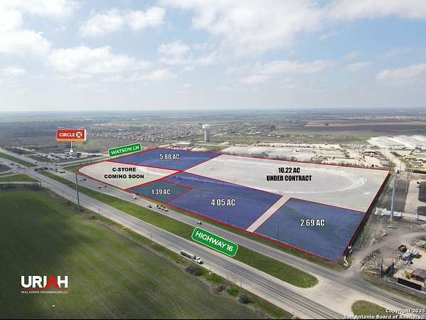 4 Acres of Commercial Land for Sale in Von Ormy, Texas