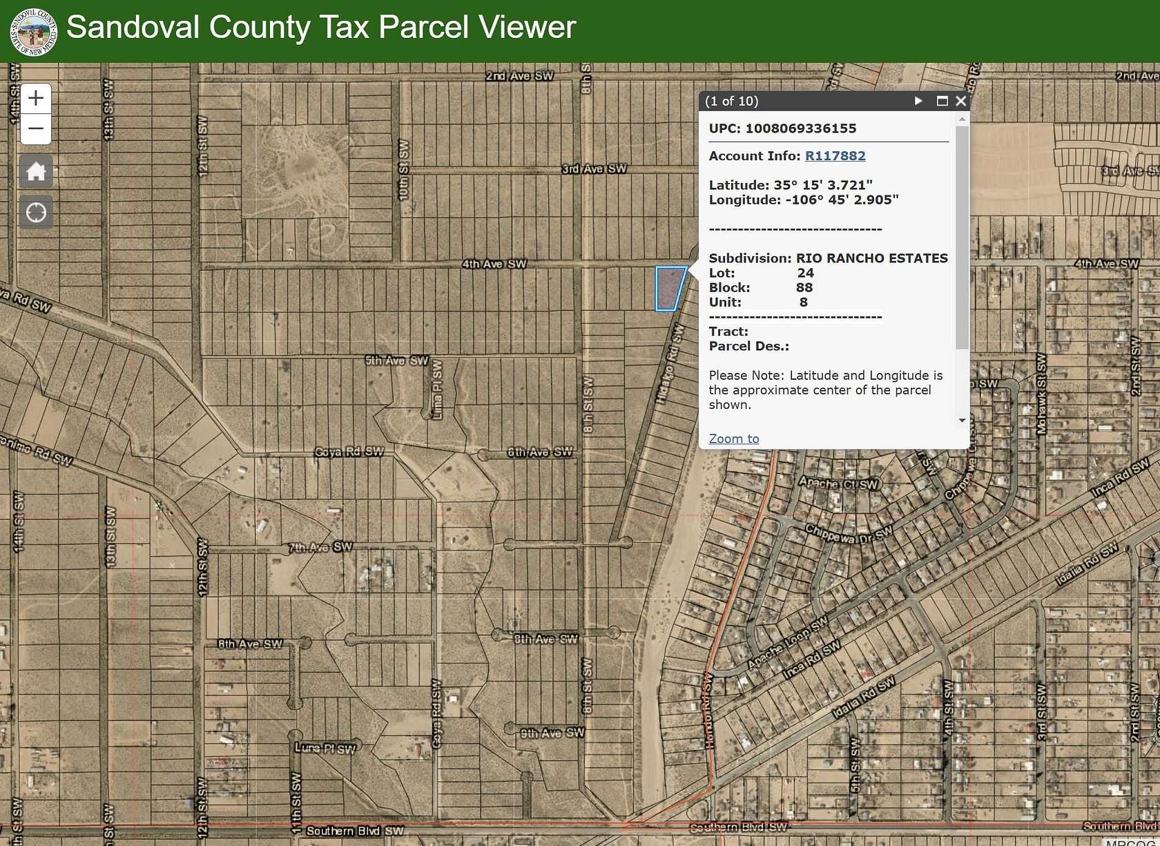 0.87 Acres of Land for Sale in Rio Rancho, New Mexico