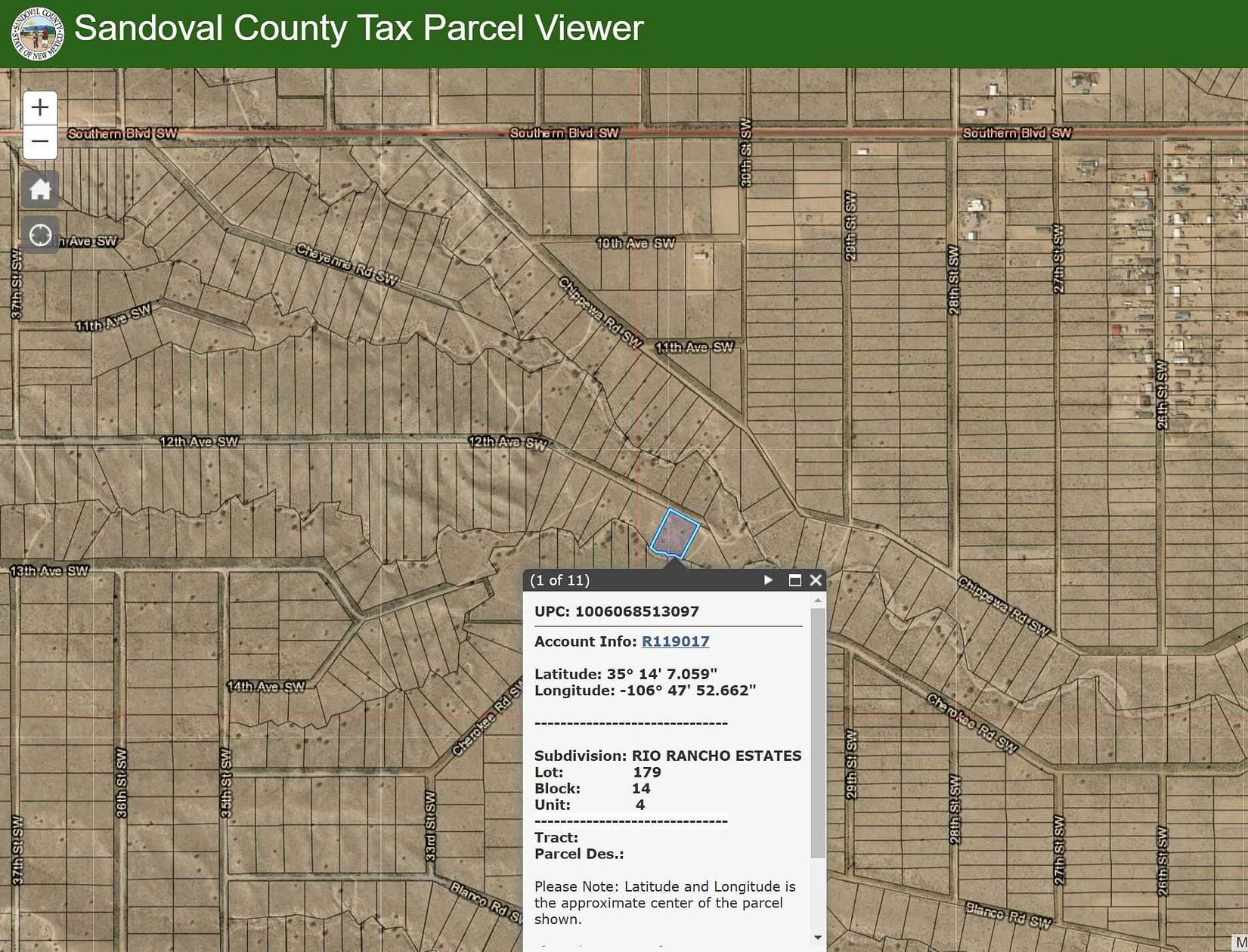 1 Acre of Land for Sale in Rio Rancho, New Mexico