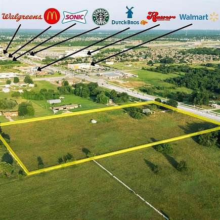 7.53 Acres of Commercial Land for Sale in Collinsville, Oklahoma