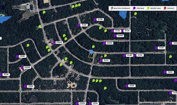 0.29 Acres of Residential Land for Sale in Dunnellon, Florida