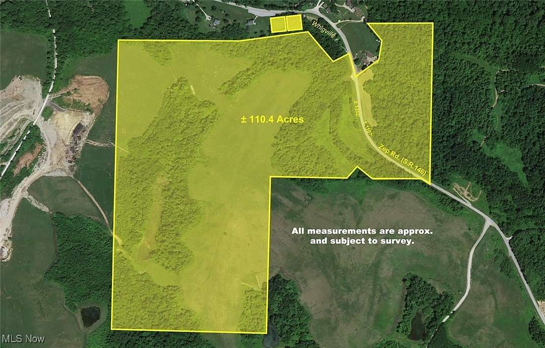 110 Acres of Recreational Land for Sale in Summerfield, Ohio