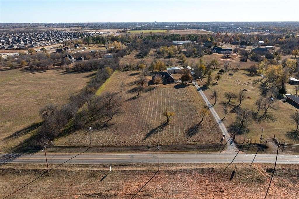 5.03 Acres of Land with Home for Sale in Yukon, Oklahoma