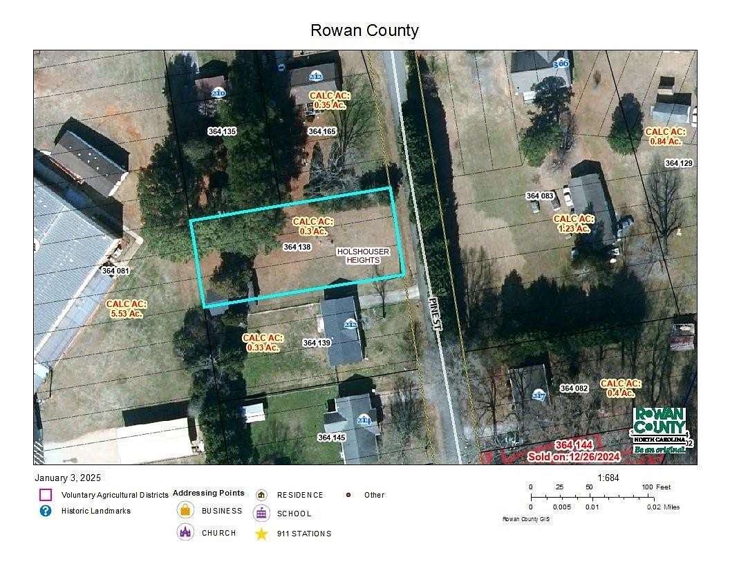 0.3 Acres of Land for Sale in Rockwell, North Carolina