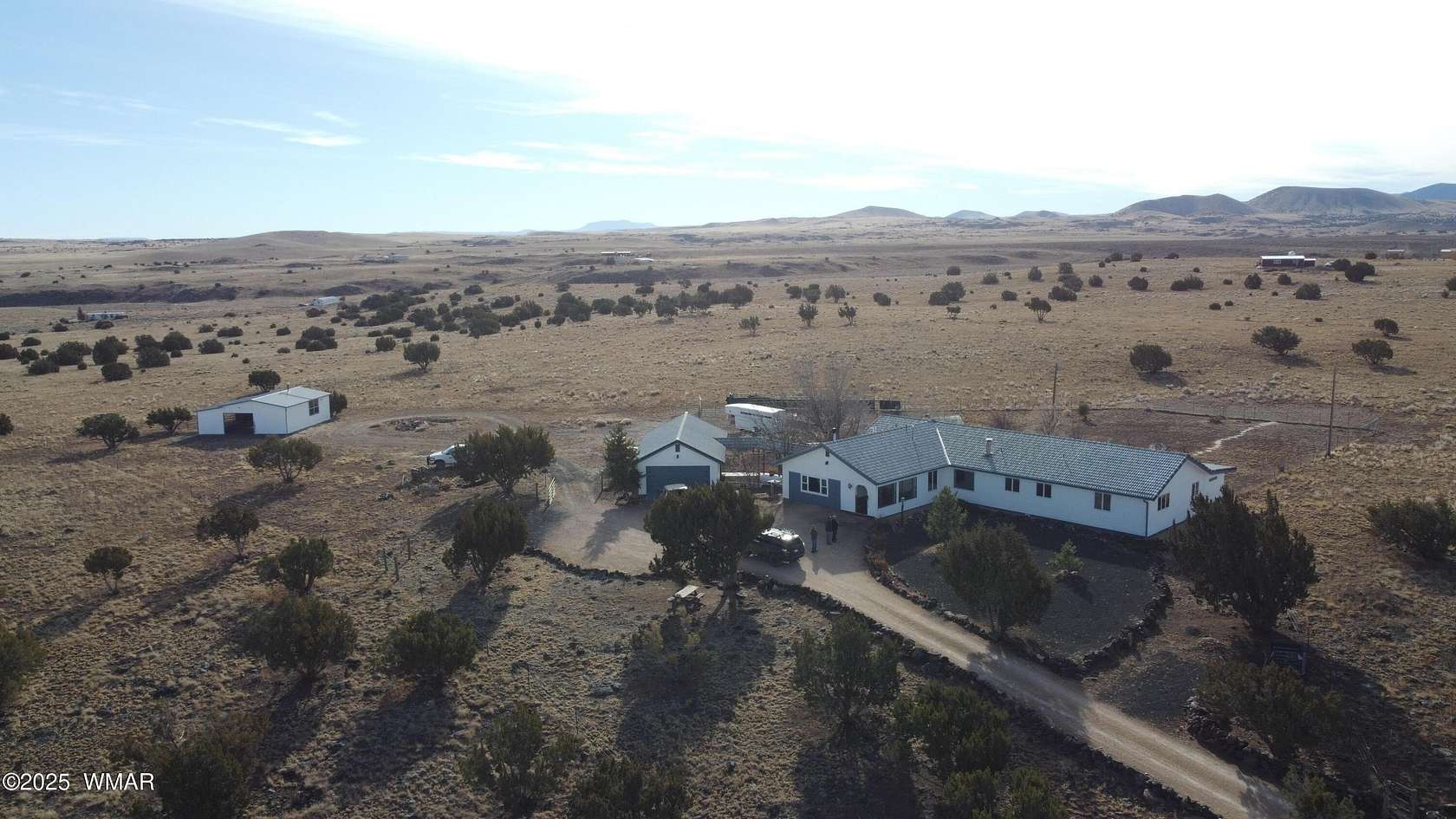 15.16 Acres of Land with Home for Sale in Concho, Arizona