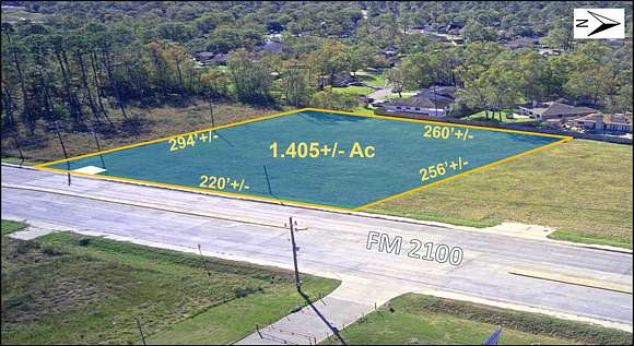 1.405 Acres of Commercial Land for Sale in Crosby, Texas