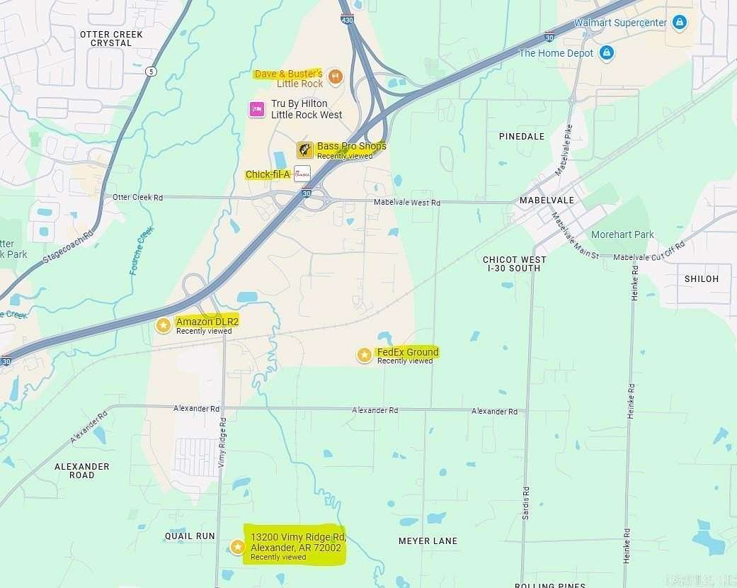 10.03 Acres of Land for Sale in Little Rock, Arkansas