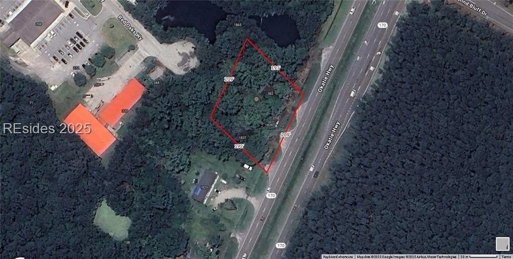 0.863 Acres of Commercial Land for Sale in Ridgeland, South Carolina