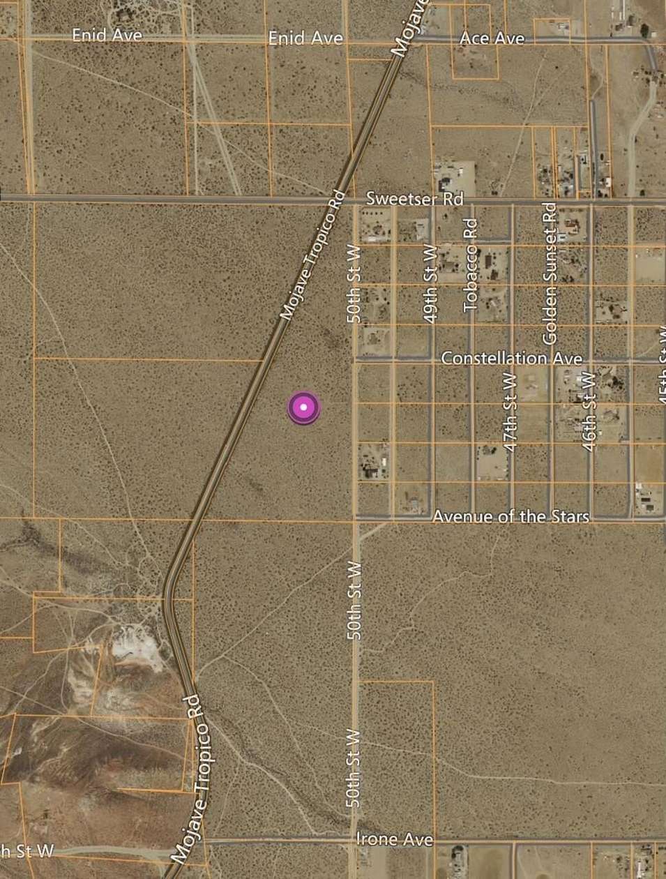 43.625 Acres of Land for Sale in Rosamond, California