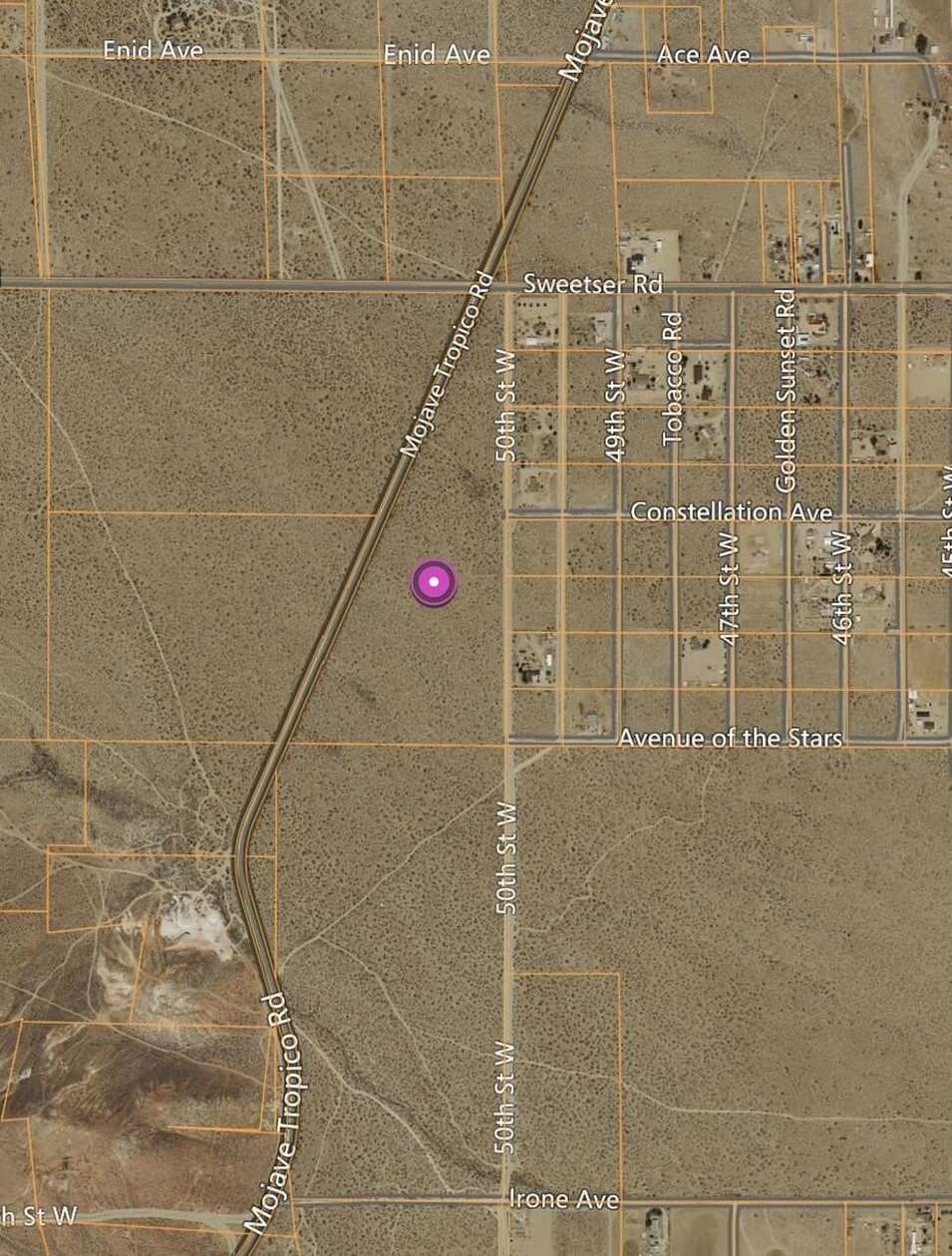 41 Acres of Agricultural & Residential Land for Sale in Rosamond, California