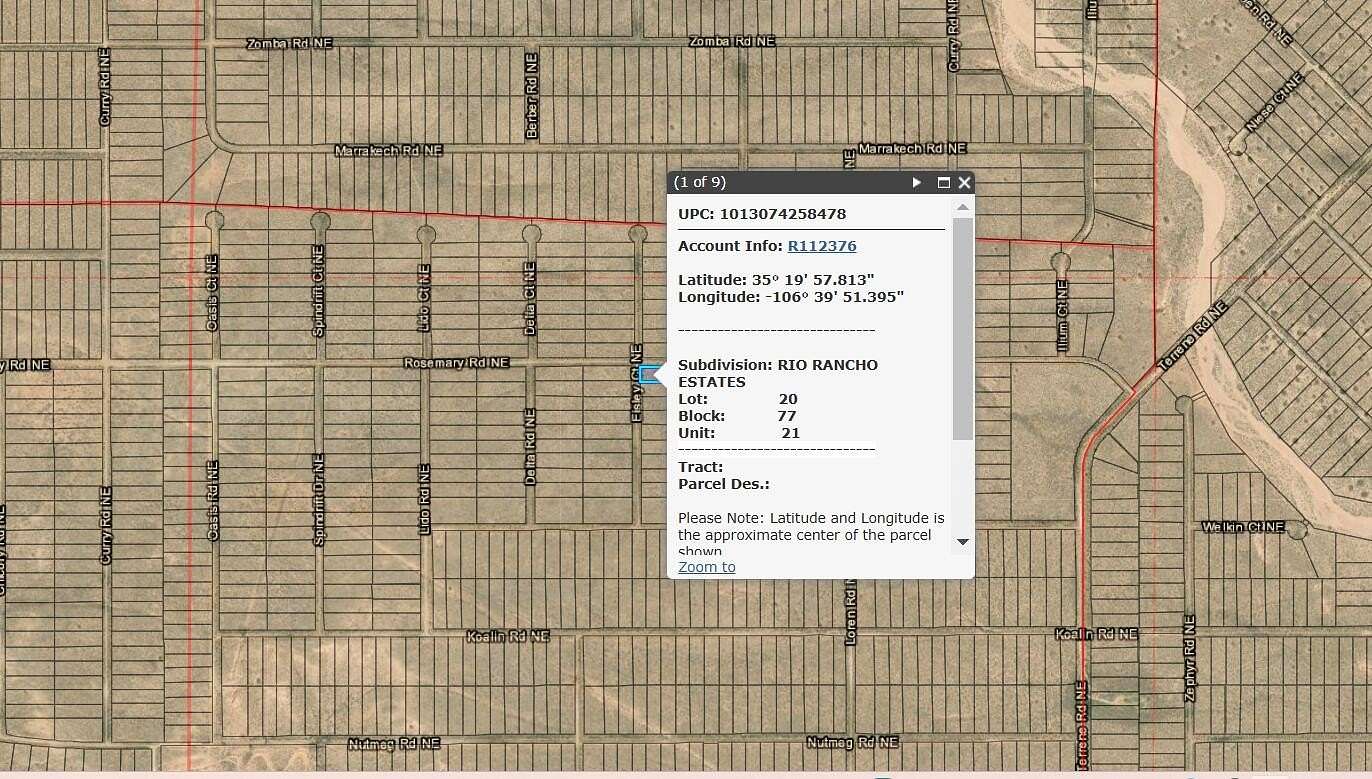 0.5 Acres of Land for Sale in Rio Rancho, New Mexico