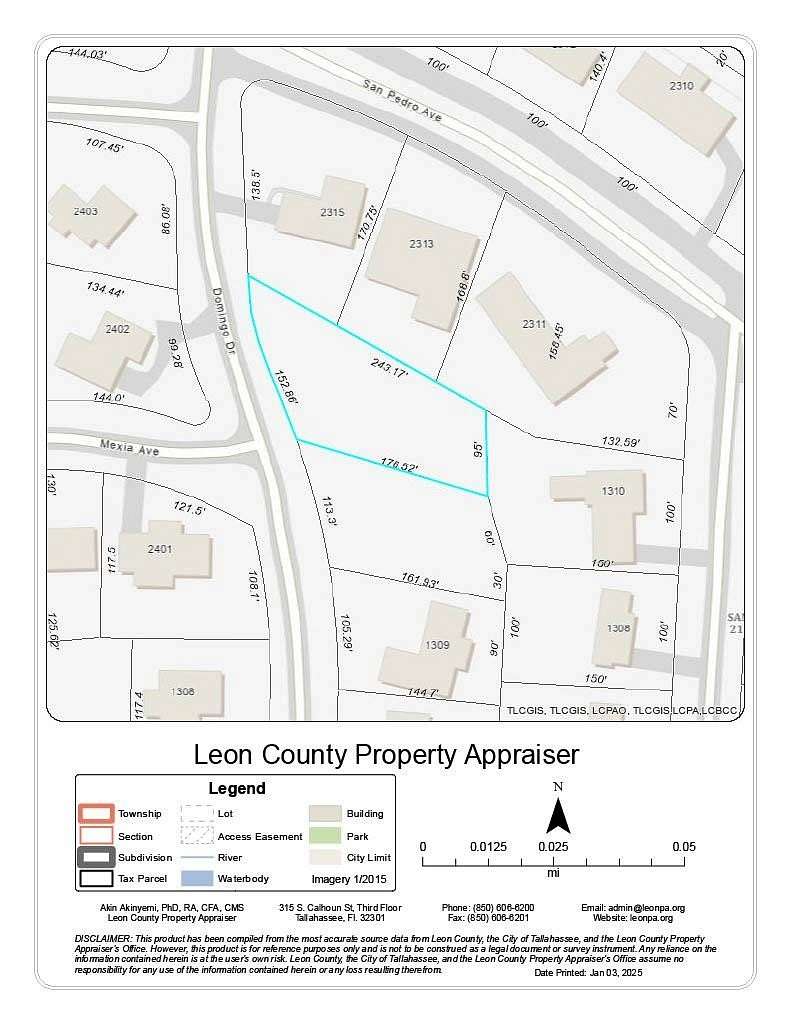 0.44 Acres of Residential Land for Sale in Tallahassee, Florida