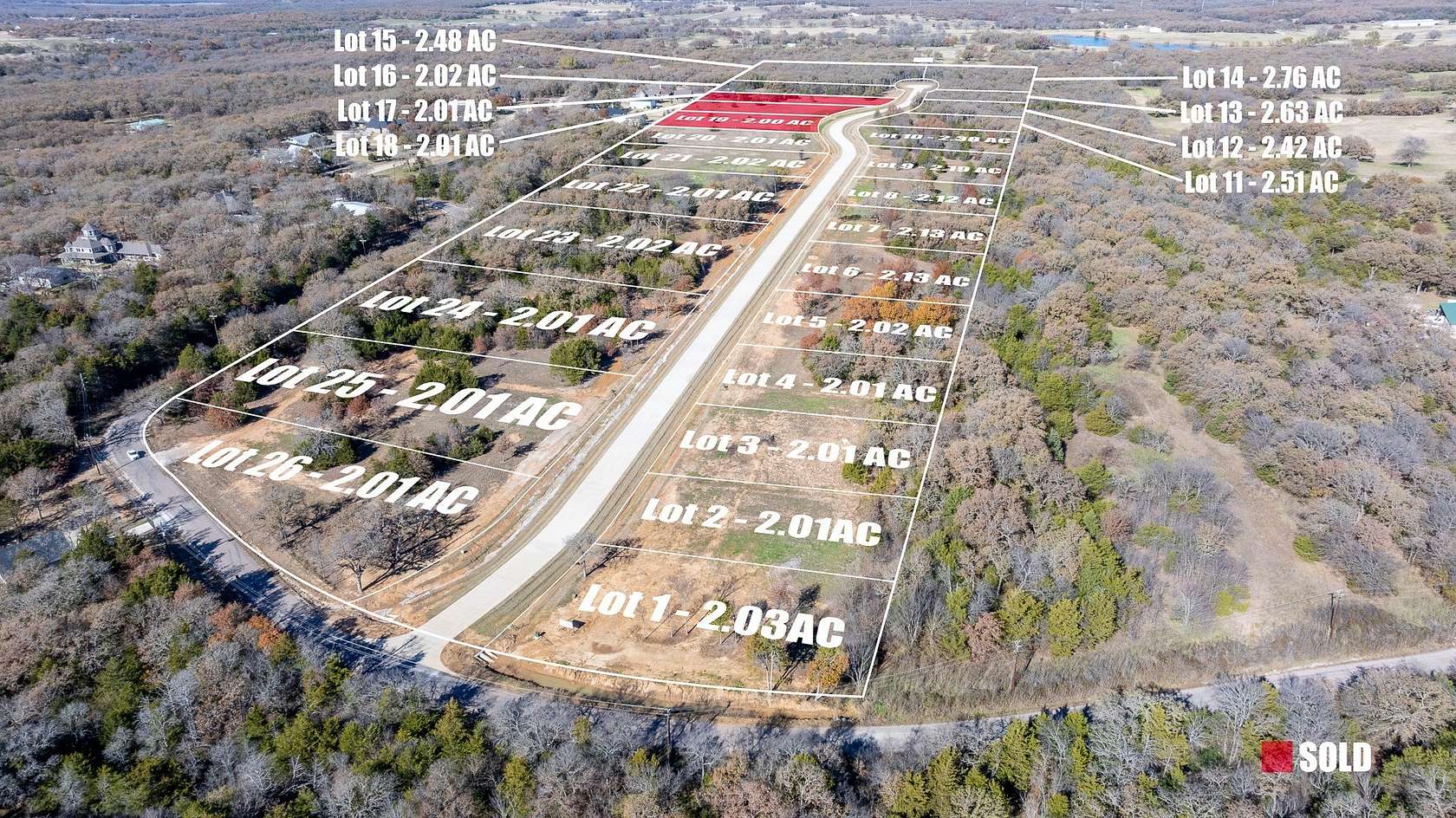 2.13 Acres of Land for Sale in Valley View, Texas