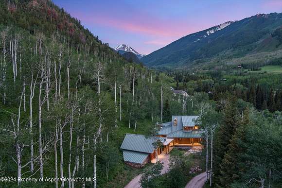 10.73 Acres of Land with Home for Sale in Aspen, Colorado