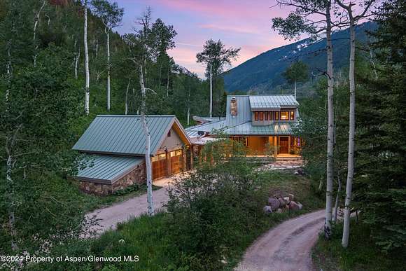 10.73 Acres of Land with Home for Sale in Aspen, Colorado