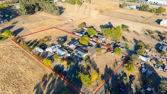 2 Acres of Residential Land with Home for Sale in Vacaville, California