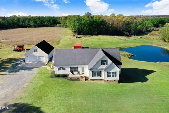 5.23 Acres of Land with Home for Sale in Princeton, North Carolina