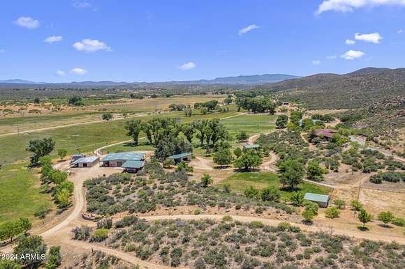 1,576 Acres of Agricultural Land with Home for Sale in Skull Valley, Arizona