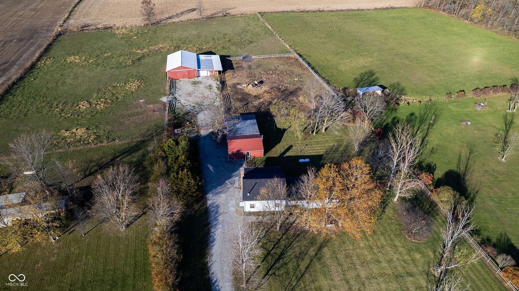 10.07 Acres of Land with Home for Sale in Markleville, Indiana