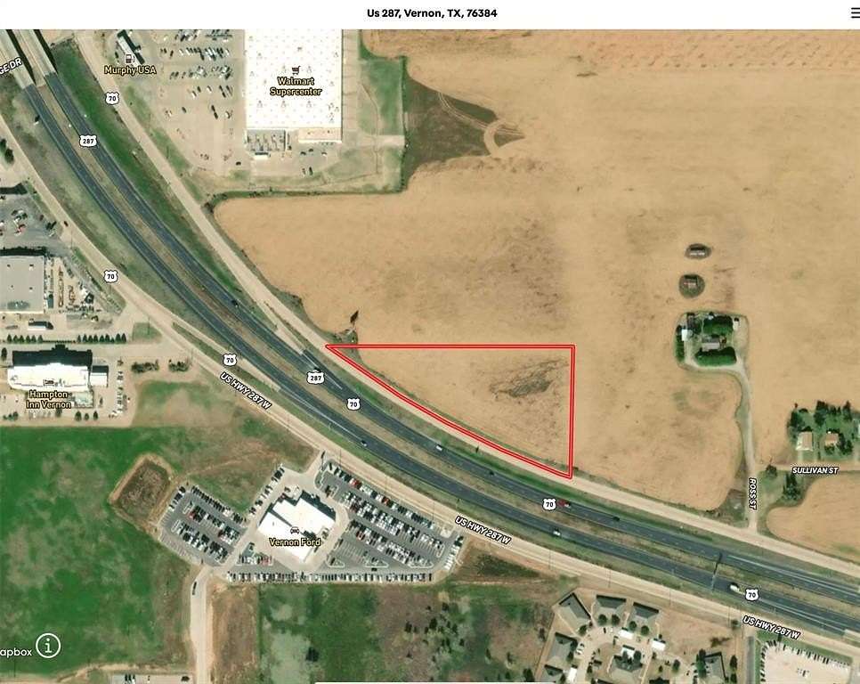 5.67 Acres of Commercial Land for Sale in Vernon, Texas