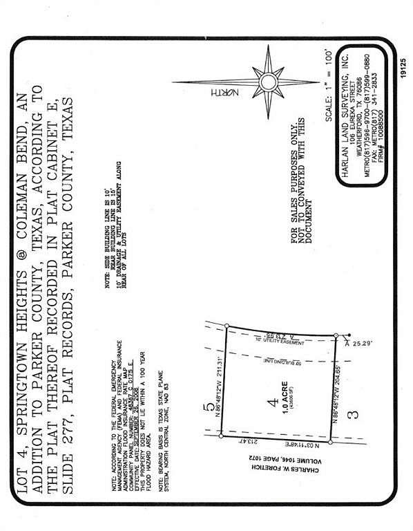 1 Acre of Residential Land for Sale in Springtown, Texas