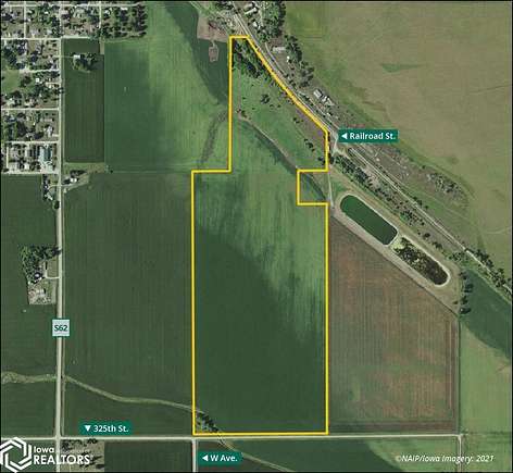 96 Acres of Agricultural Land for Sale in Union, Iowa