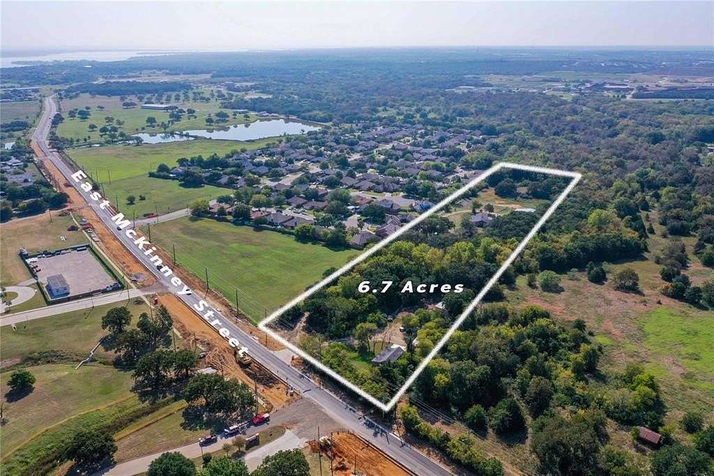 6.76 Acres of Improved Land for Sale in Denton, Texas