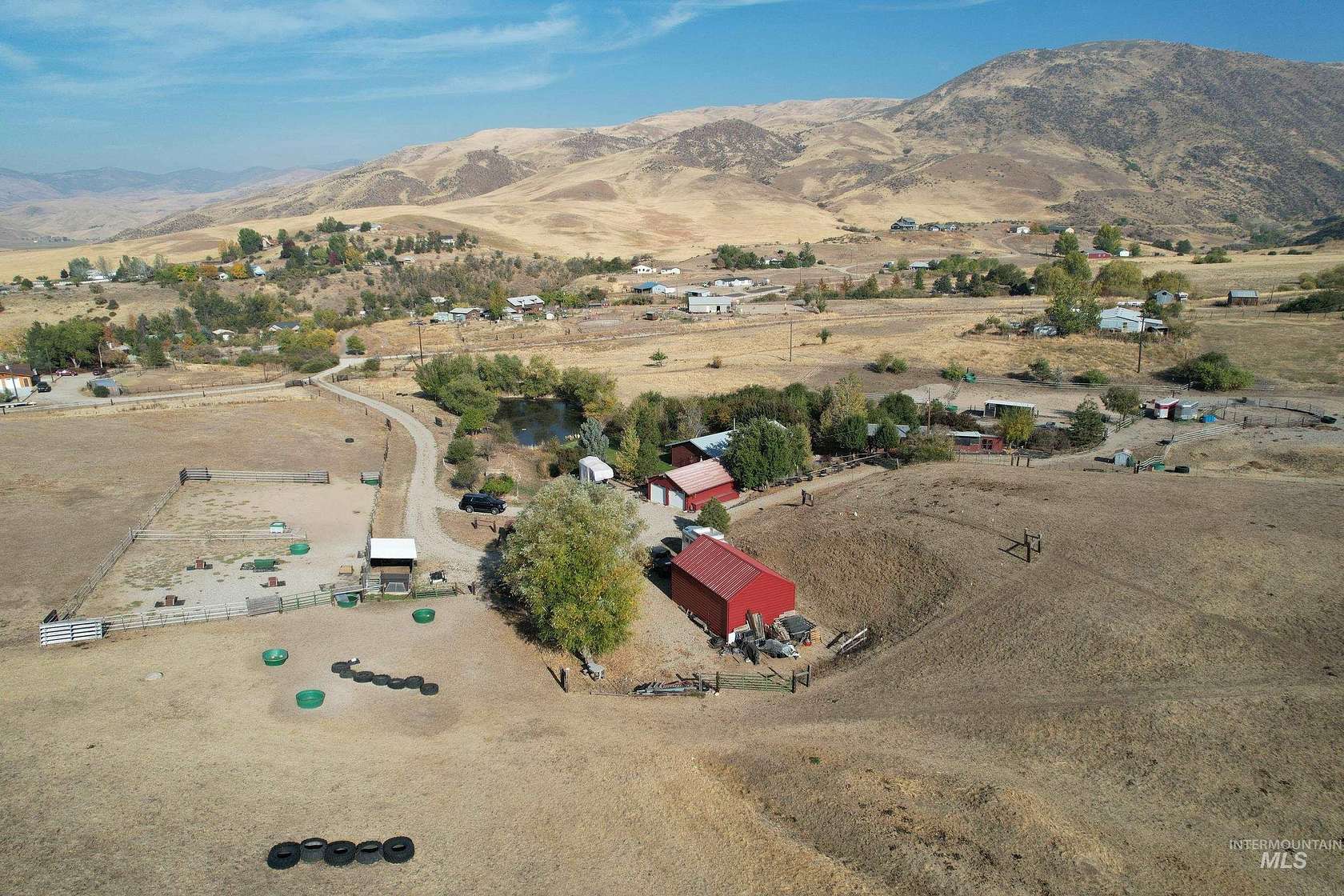 46.89 Acres of Land with Home for Sale in Horseshoe Bend, Idaho