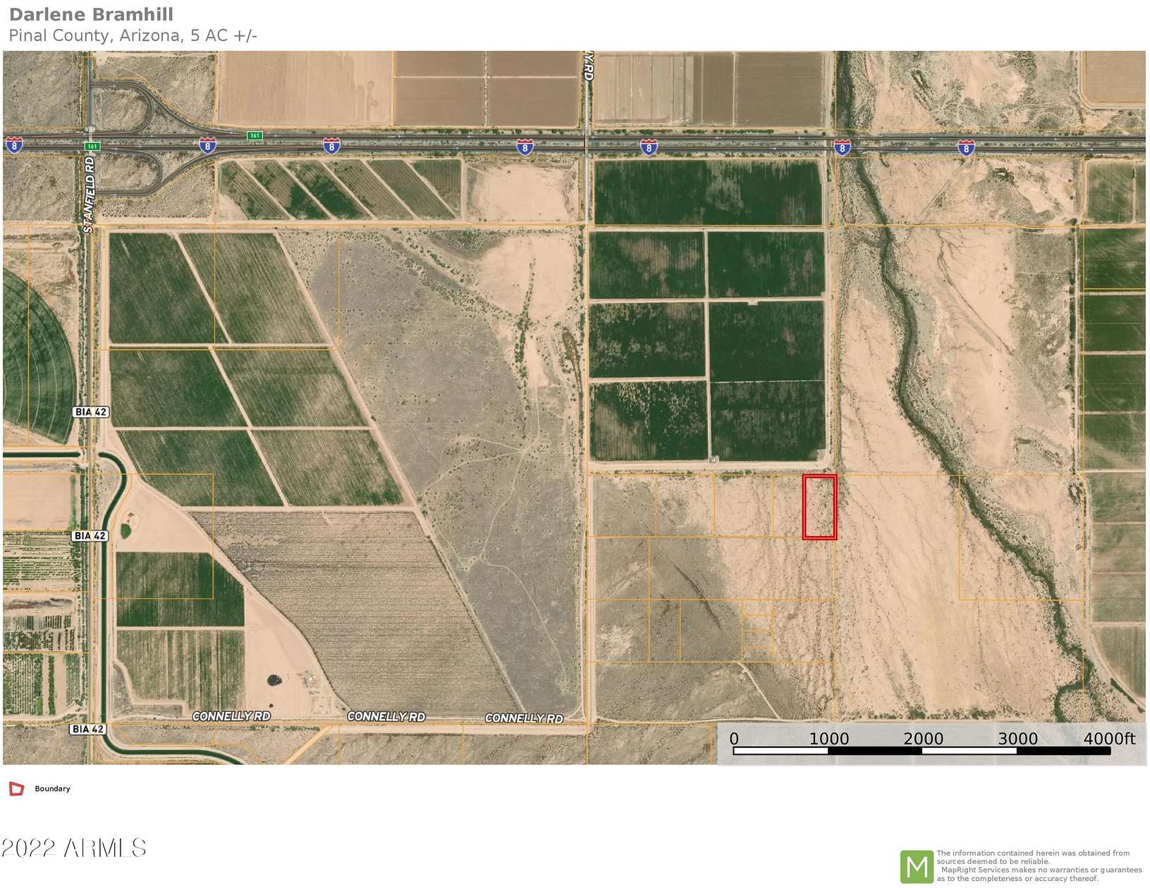 5 Acres of Land for Sale in Stanfield, Arizona