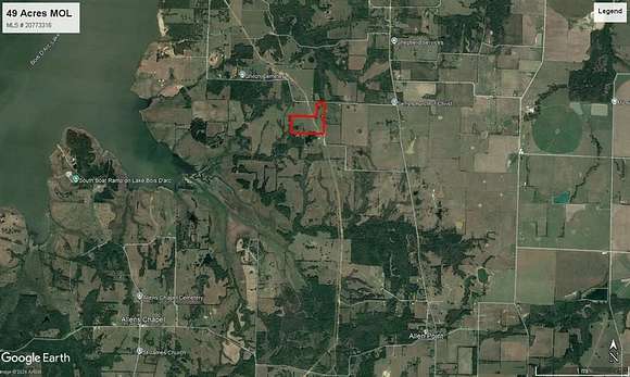 49.952 Acres of Land for Sale in Honey Grove, Texas