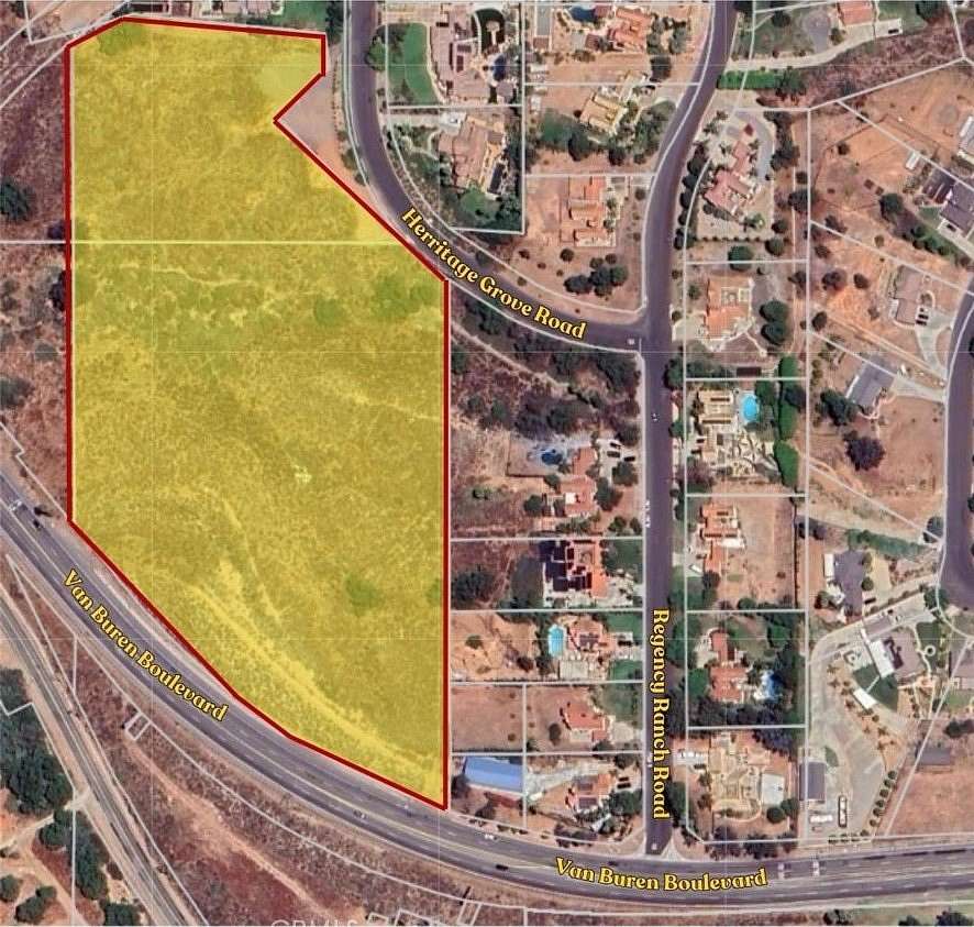 10.58 Acres of Land for Sale in Riverside, California