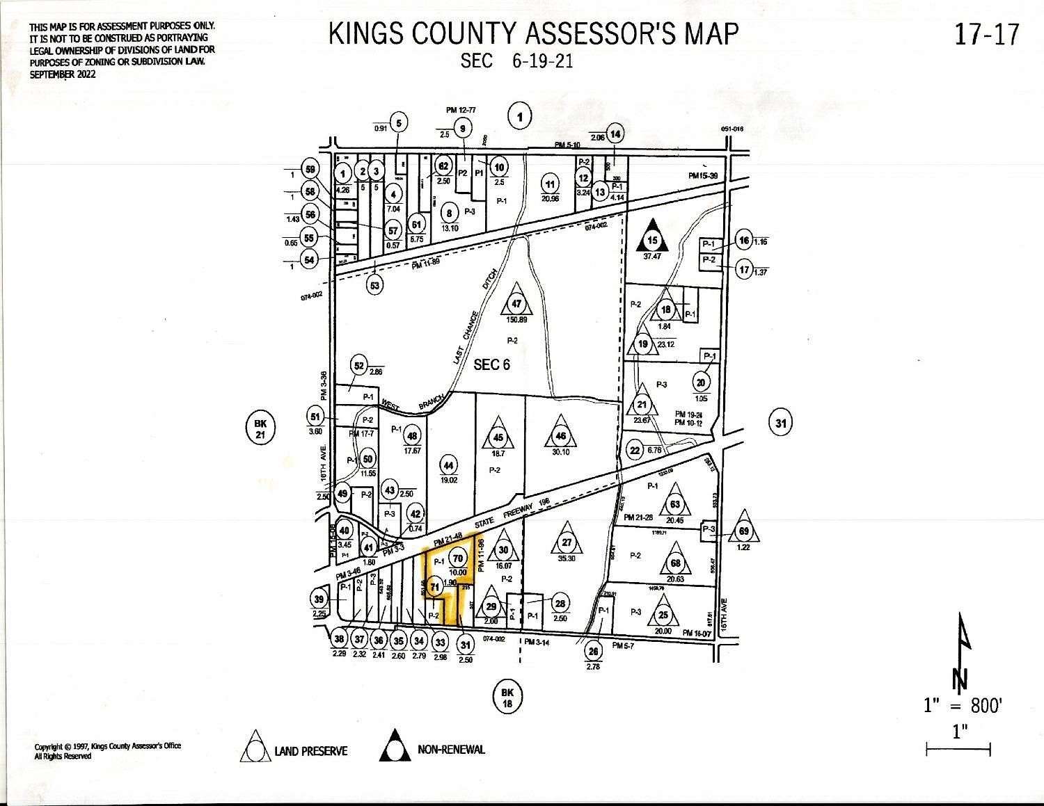 10 Acres of Land for Sale in Lemoore, California