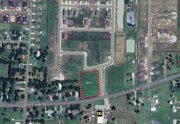 1.676 Acres of Commercial Land for Sale in Josephine, Texas