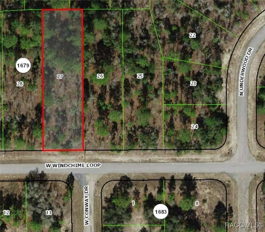 0.51 Acres of Residential Land for Sale in Citrus Springs, Florida