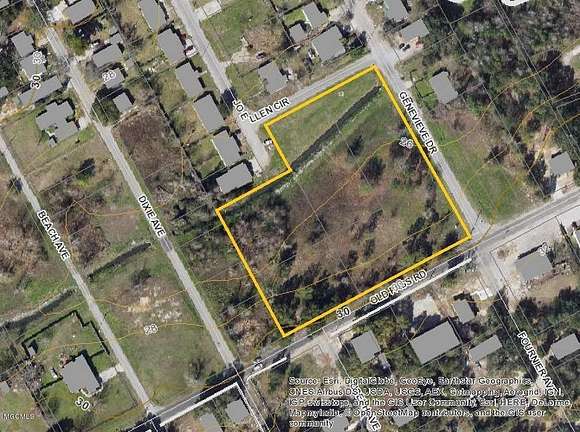 3.13 Acres of Residential Land for Sale in Gulfport, Mississippi